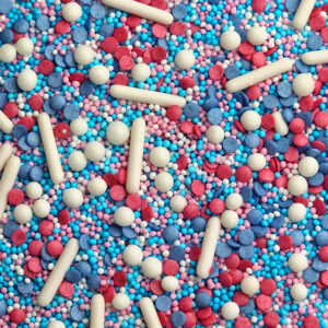 "Gender Surprise" / Stitch Sprinklemix - 50 gram sprinkles - Caking it Easy® - THT 01/25