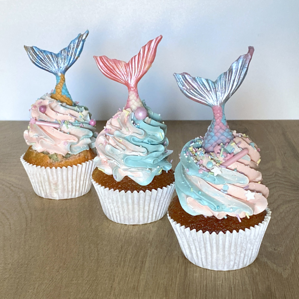 concept bescherming dans Blog: Maak de tofste zeemeermin / mermaid cupcakes