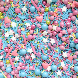 Pink and Blue magic Sprinklemix - 50 gram sprinkles - Caking it Easy®